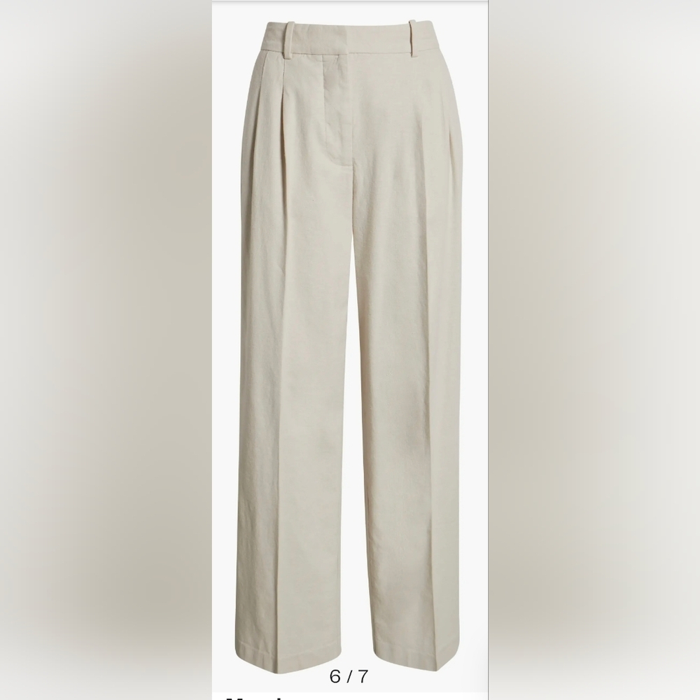 Open Edit Everyday Linen Blend Pants • Grey Moonbeam 2️⃣ - Picture 6 of 11